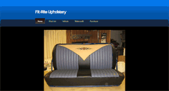 Desktop Screenshot of fitriteupholstery.com